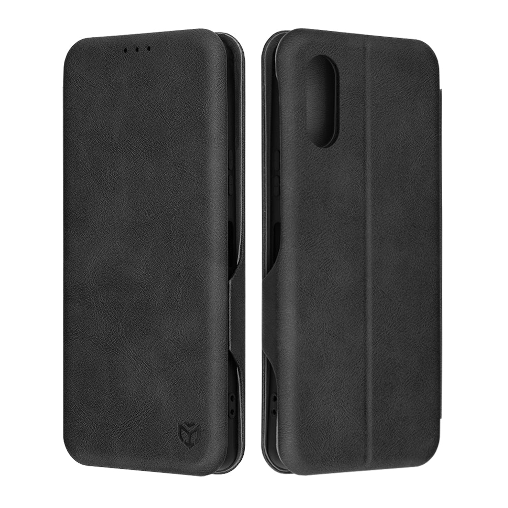 Deksel for Sony Xperia 5 VI, Techsuit, Safe Wallet Plus, Svart