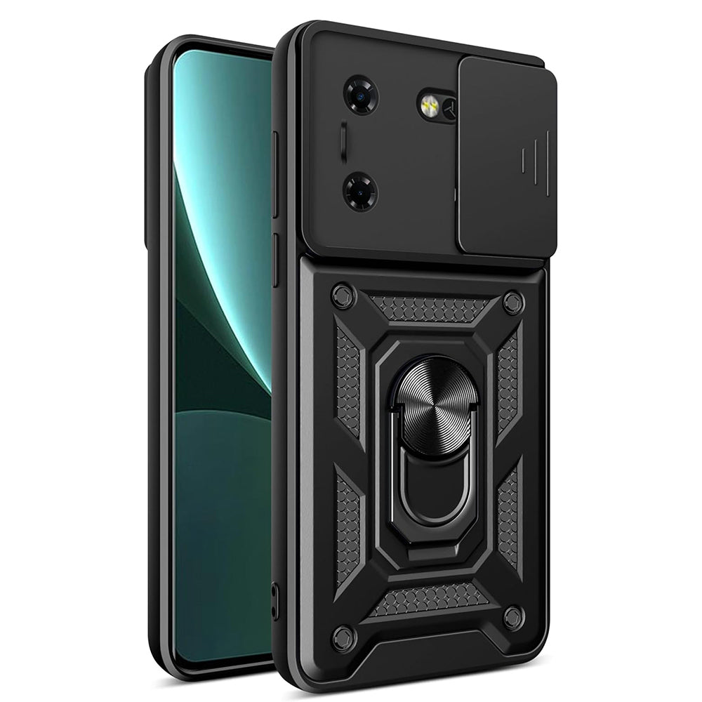 Deksel til Tecno Pova 5 Pro, Techsuit, CamShield, Svart
