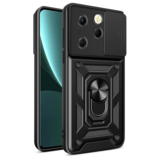 Deksel for Tecno Spark 20 Pro / Infinix Hot 40 / Hot 40 Pro, Techsuit, CamShield, Svart