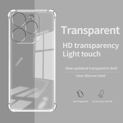 Deksel til Tecno Spark 20 Pro, Techsuit, Støtsikker Klar, Transparent