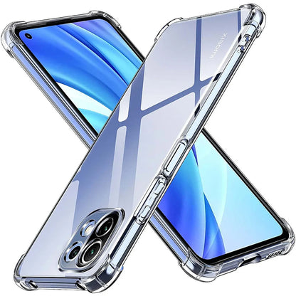 Deksel for Xiaomi 11 Lite 5G NE / Mi 11 Lite 5G / 11 Lite, Techsuit, støtsikkert klart, gjennomsiktig