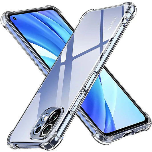 Deksel for Xiaomi 11 Lite 5G NE / Mi 11 Lite 5G / 11 Lite, Techsuit, støtsikkert klart, gjennomsiktig