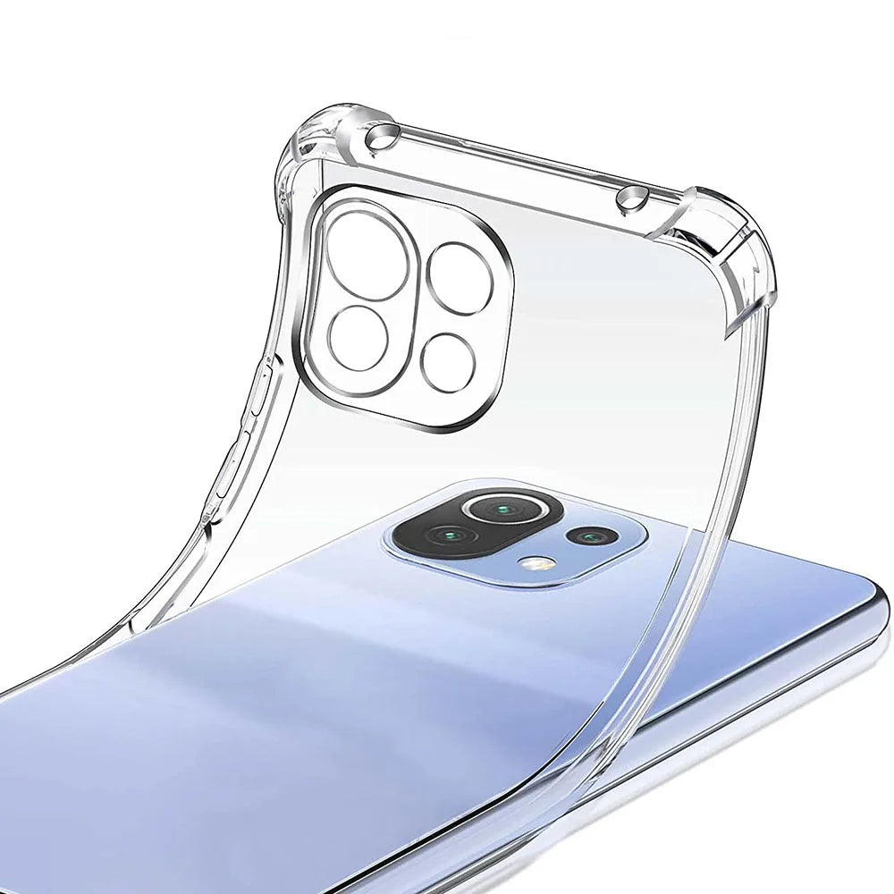 Deksel for Xiaomi 11 Lite 5G NE / Mi 11 Lite 5G / 11 Lite, Techsuit, støtsikkert klart, gjennomsiktig