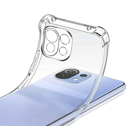 Deksel for Xiaomi 11 Lite 5G NE / Mi 11 Lite 5G / 11 Lite, Techsuit, støtsikkert klart, gjennomsiktig