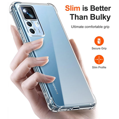 Deksel for Xiaomi 12T / 12T Pro, Techsuit, Støtsikker Klar, Transparent