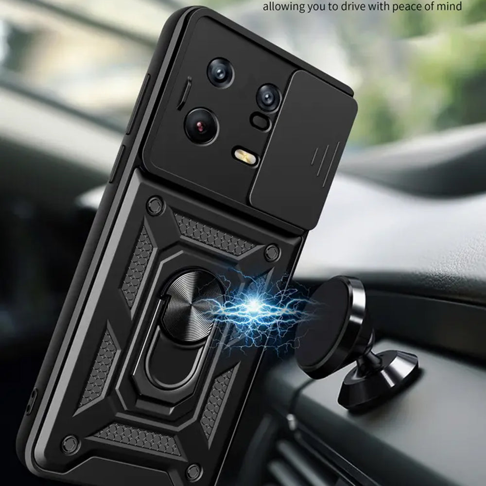 Deksel til Xiaomi 13 Pro, Techsuit, CamShield, Svart
