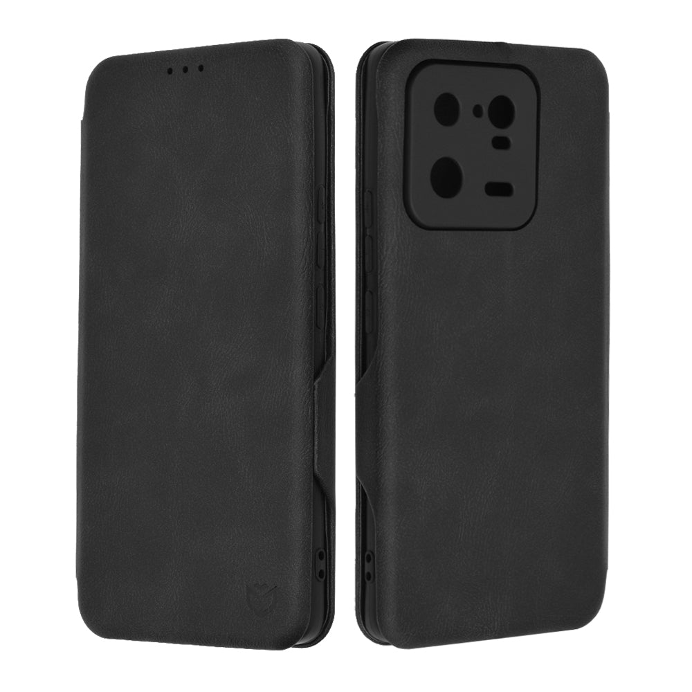 Deksel for Xiaomi 13 Pro, Techsuit, Safe Wallet Plus, Svart