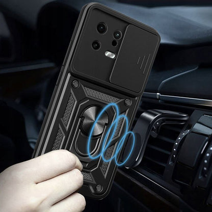Deksel for Xiaomi 13, Techsuit, CamShield, Svart
