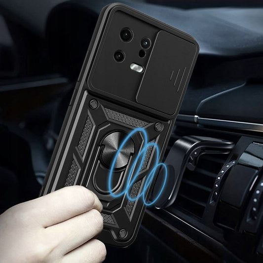 Deksel for Xiaomi 13, Techsuit, CamShield, Svart