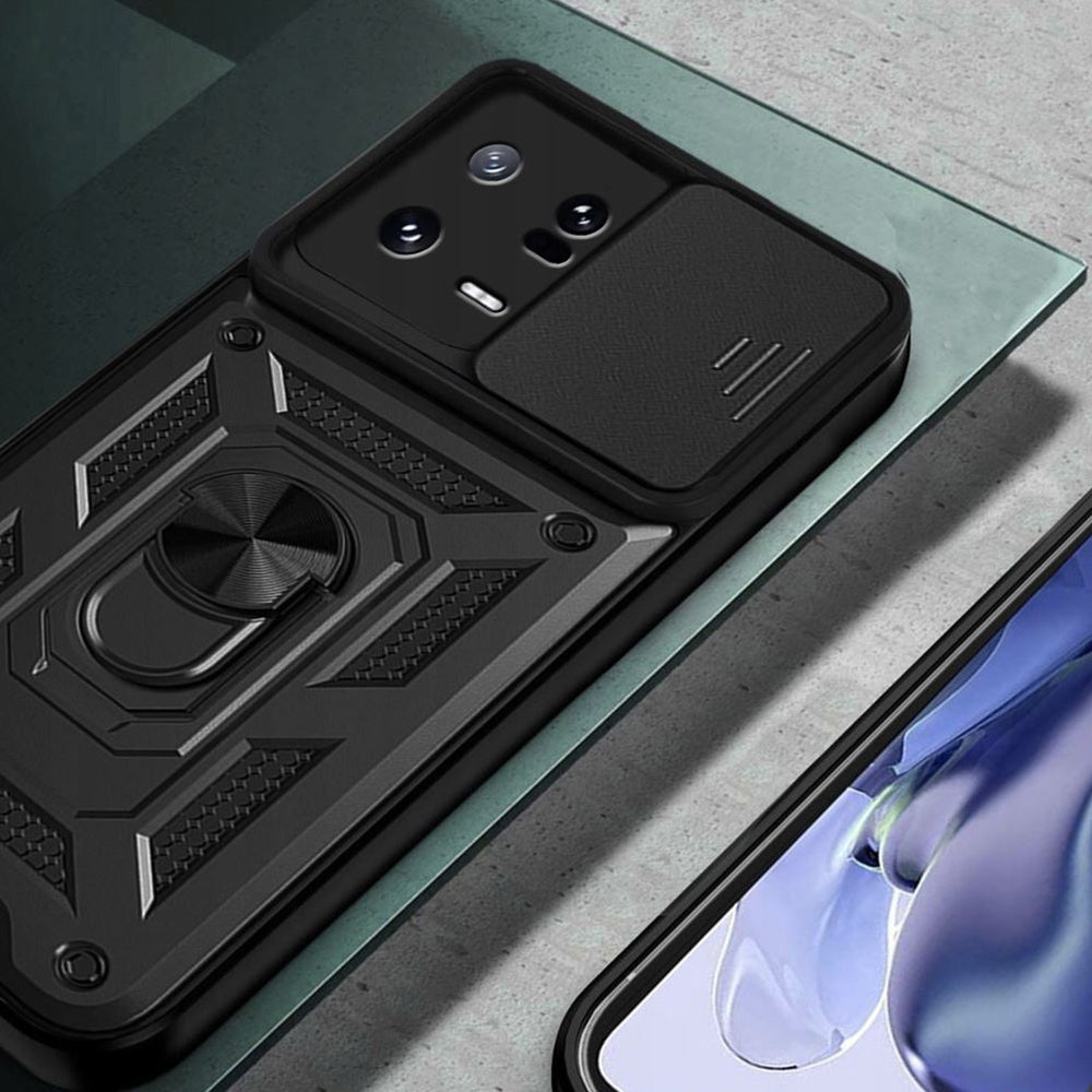 Deksel for Xiaomi 13, Techsuit, CamShield, Svart