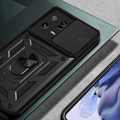 Deksel for Xiaomi 13, Techsuit, CamShield, Svart