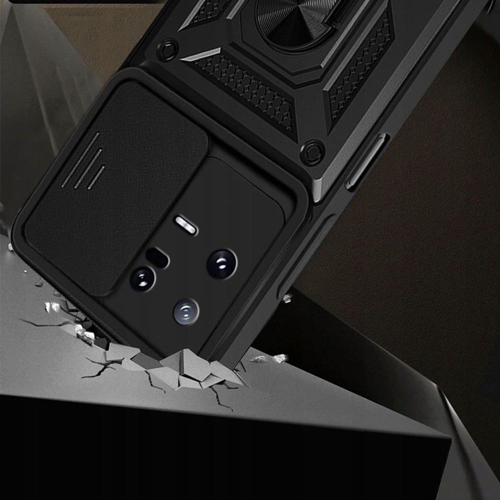 Deksel for Xiaomi 13, Techsuit, CamShield, Svart