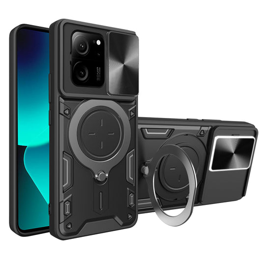 Deksel for Xiaomi 13T Pro / 13T, Techsuit, CamGuard Pro, Svart