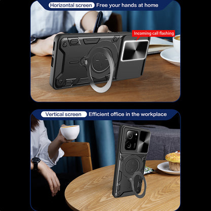 Deksel for Xiaomi 13T Pro / 13T, Techsuit, CamGuard Pro, Svart