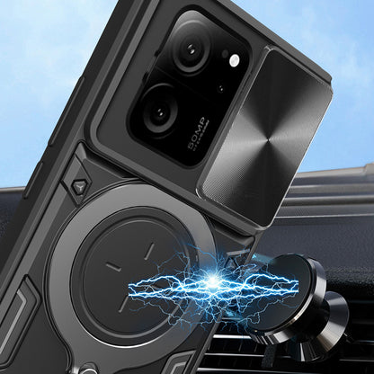 Deksel for Xiaomi 13T Pro / 13T, Techsuit, CamGuard Pro, Svart