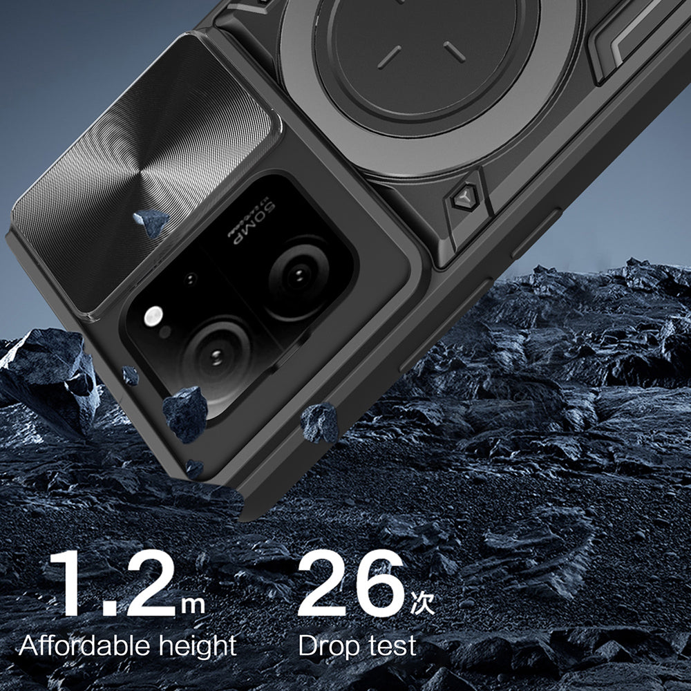 Deksel for Xiaomi 13T Pro / 13T, Techsuit, CamGuard Pro, Svart