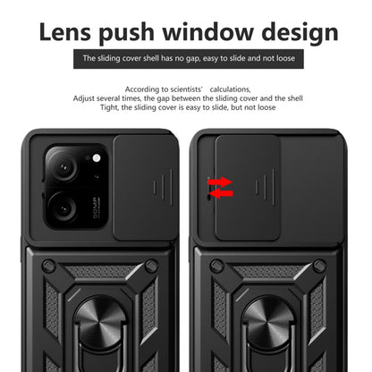 Deksel for Xiaomi 13T Pro / 13T, Techsuit, CamShield, Svart