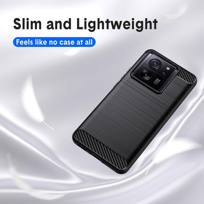 Deksel for Xiaomi 13T Pro / 13T, Techsuit, Karbon, Svart