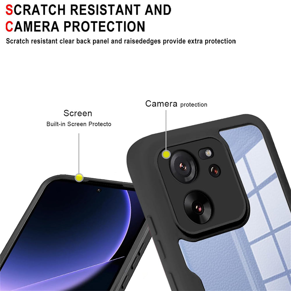 Deksel for Xiaomi 13T Pro / 13T, Techsuit, ColorVerse 360, Svart