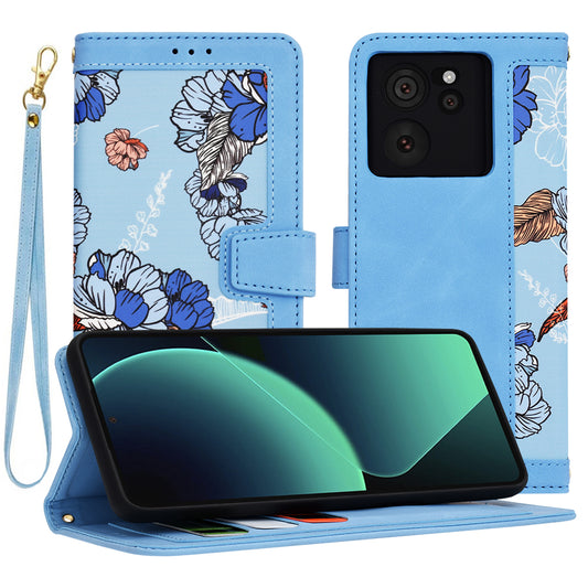 Deksel for Xiaomi 13T Pro / 13T, Techsuit, FlipCraft, Blå