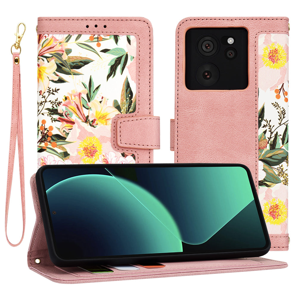Deksel for Xiaomi 13T Pro / 13T, Techsuit, FlipCraft, Rosa