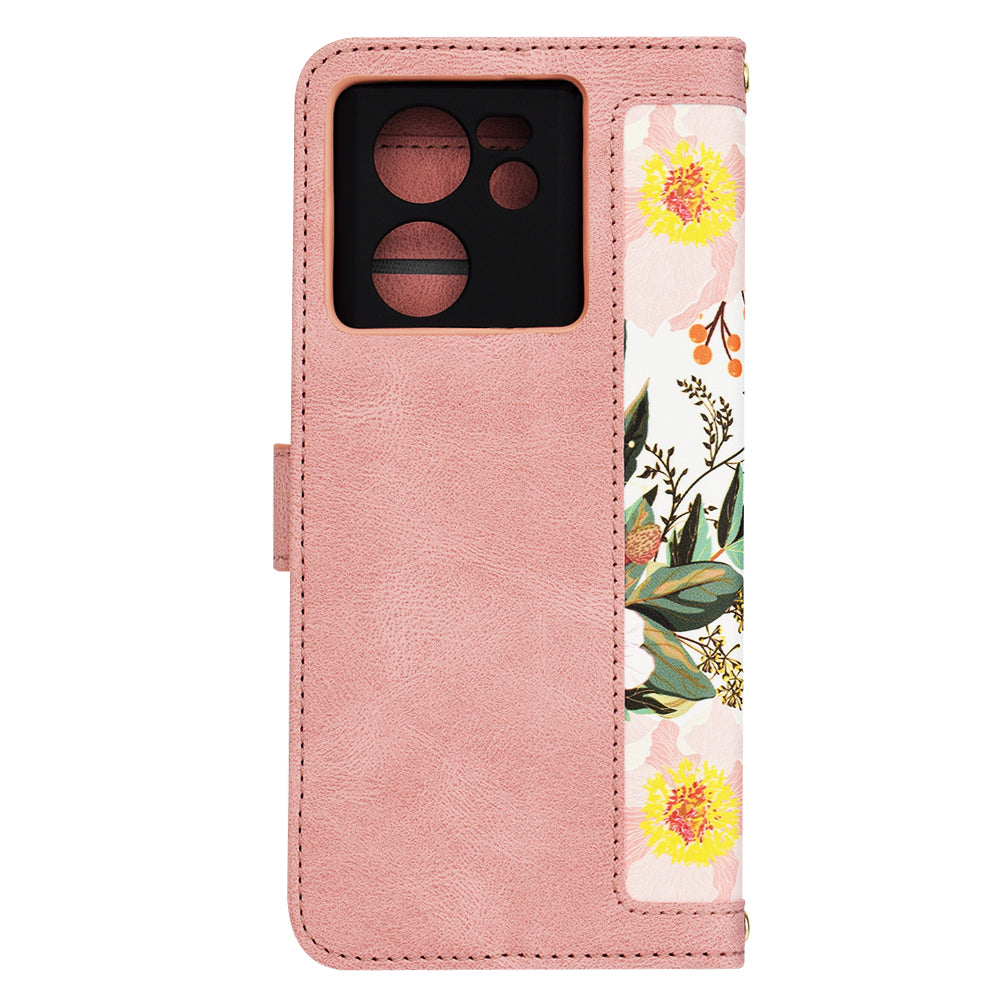 Deksel for Xiaomi 13T Pro / 13T, Techsuit, FlipCraft, Rosa