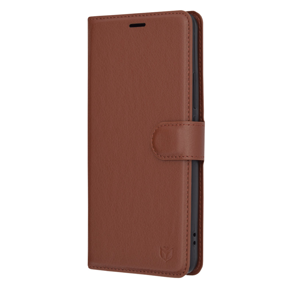 Deksel for Xiaomi 13T Pro / 13T, Techsuit, Leather Folio, Brun