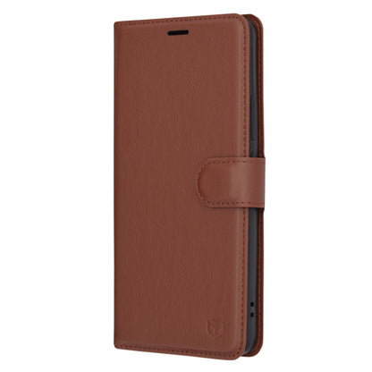 Deksel for Xiaomi 13T Pro / 13T, Techsuit, Leather Folio, Brun