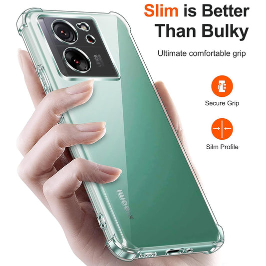 Deksel for Xiaomi 13T Pro / 13T, Techsuit, Støtsikker Klar, Transparent