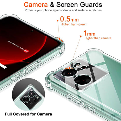 Deksel for Xiaomi 13T Pro / 13T, Techsuit, Støtsikker Klar, Transparent