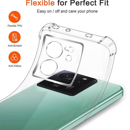Deksel for Xiaomi 13T Pro / 13T, Techsuit, Støtsikker Klar, Transparent