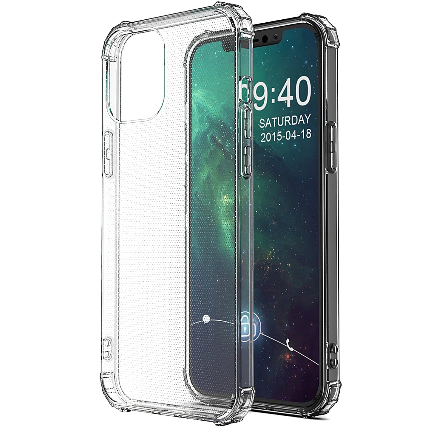 Deksel for Xiaomi 14 Pro, OEM, Anti Shock, Transparent