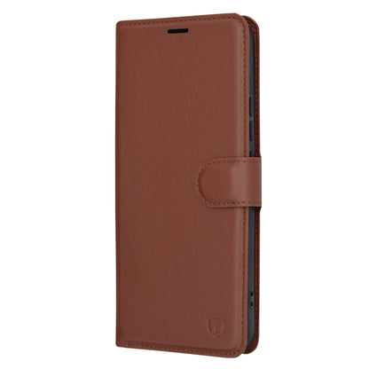 Deksel for Xiaomi 14 Pro, Techsuit, Leather Folio, Brun