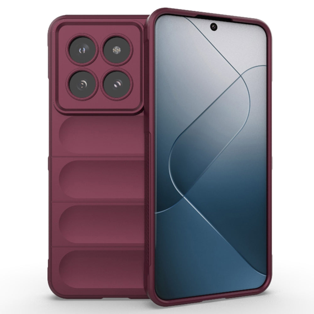 Deksel til Xiaomi 14 Pro, Techsuit, Magic Shield, Burgunder