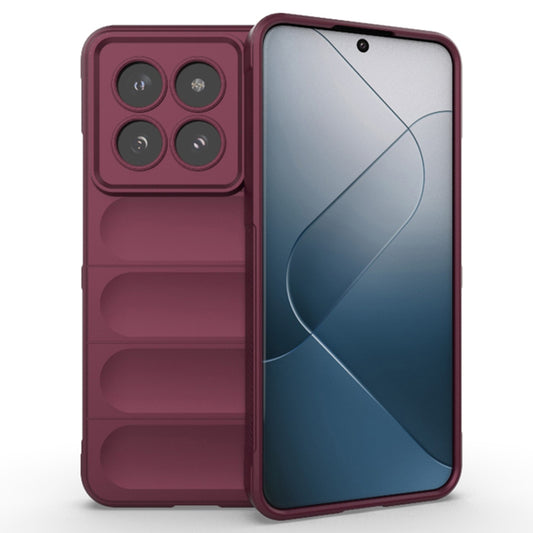 Deksel til Xiaomi 14 Pro, Techsuit, Magic Shield, Burgunder