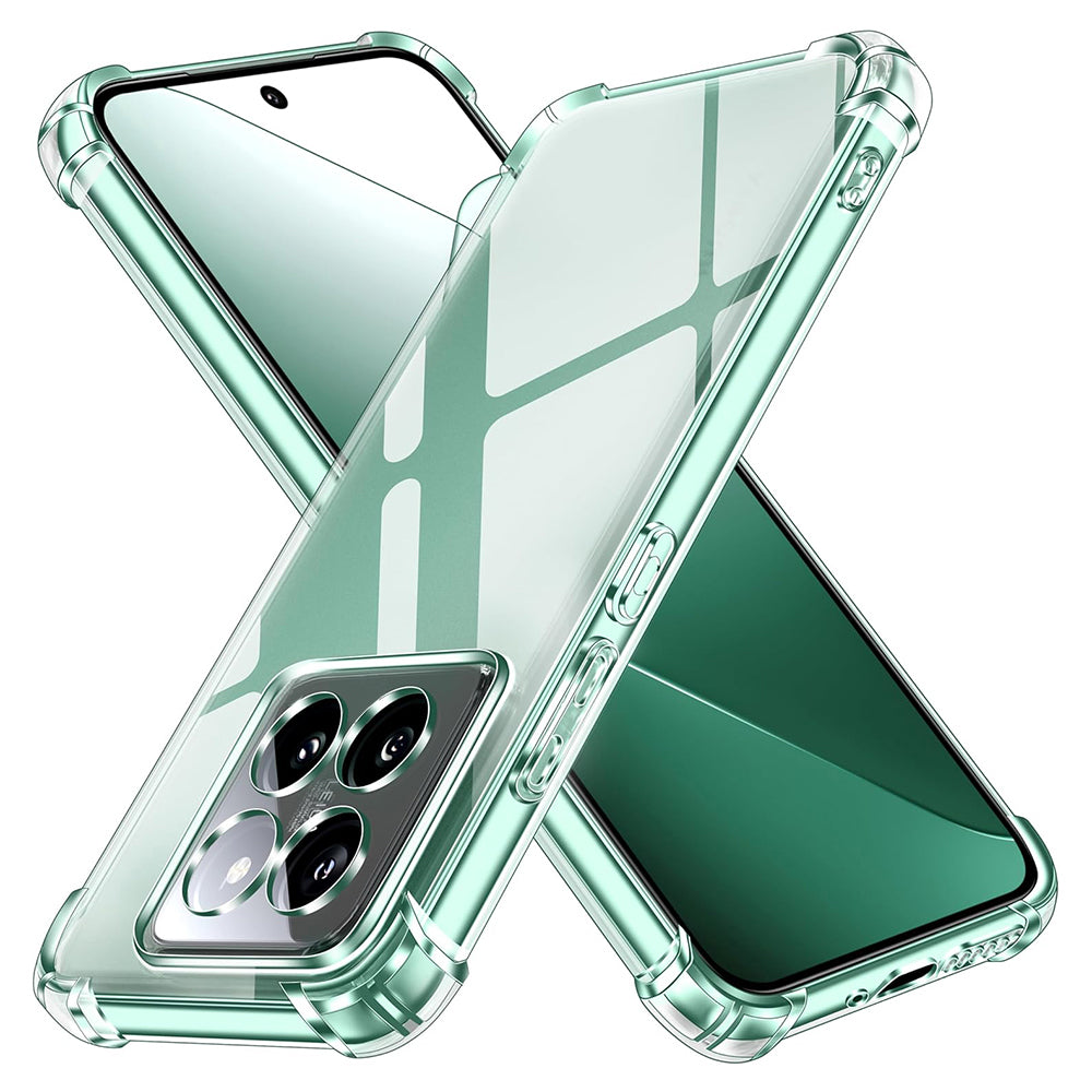 Deksel for Xiaomi 14 Pro, Techsuit, Shockproof Clear, Gjennomsiktig