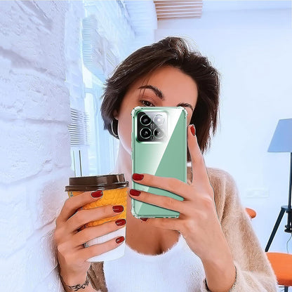 Deksel for Xiaomi 14 Pro, Techsuit, Shockproof Clear, Gjennomsiktig