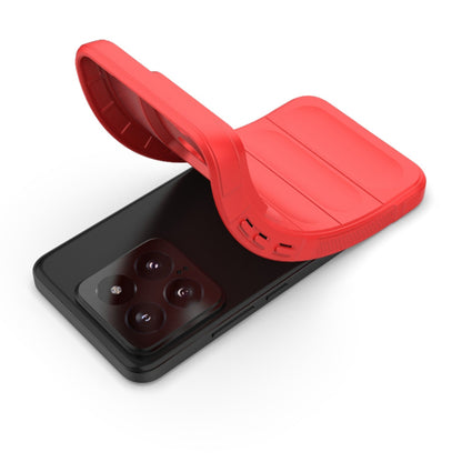 Deksel for Xiaomi 14, Techsuit, Magic Shield, Kirsebærrød