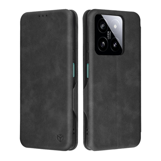 Deksel for Xiaomi 14, Techsuit, Safe Wallet Plus, Svart