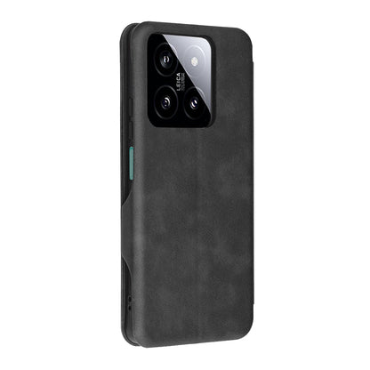 Deksel for Xiaomi 14, Techsuit, Safe Wallet Plus, Svart
