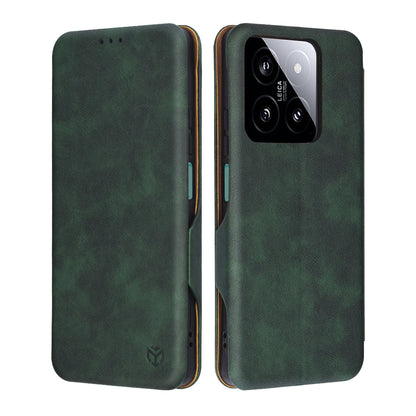 Deksel til Xiaomi 14, Techsuit, Safe Wallet Plus, Grønn