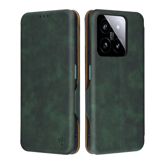 Deksel til Xiaomi 14, Techsuit, Safe Wallet Plus, Grønn