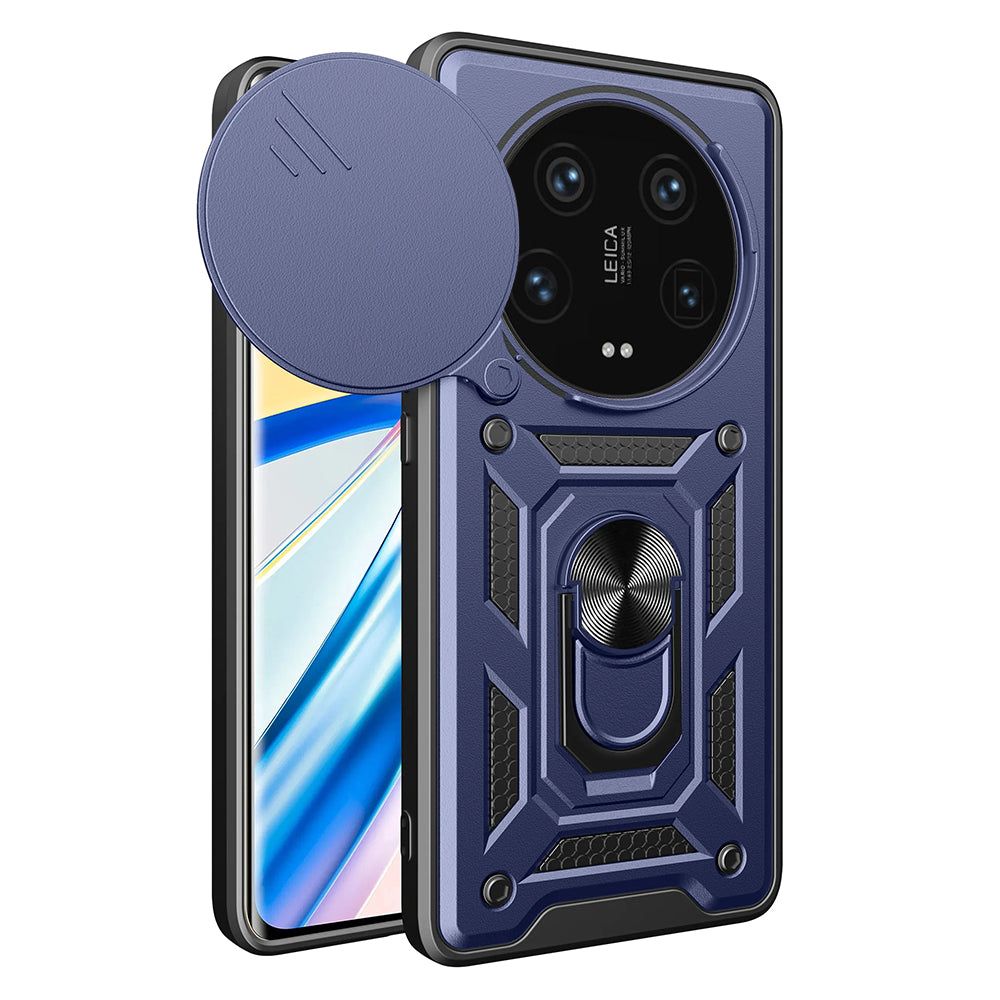 Deksel for Xiaomi 14 Ultra, Techsuit, CamShield, Blå