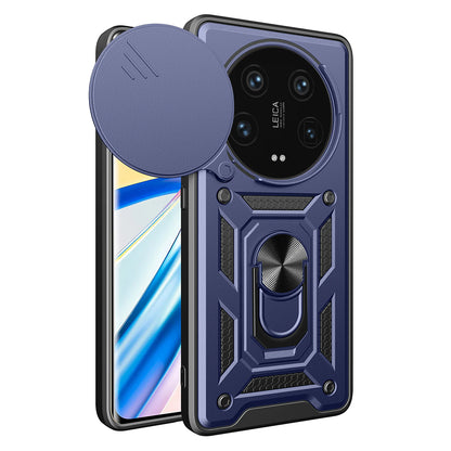 Deksel for Xiaomi 14 Ultra, Techsuit, CamShield, Blå
