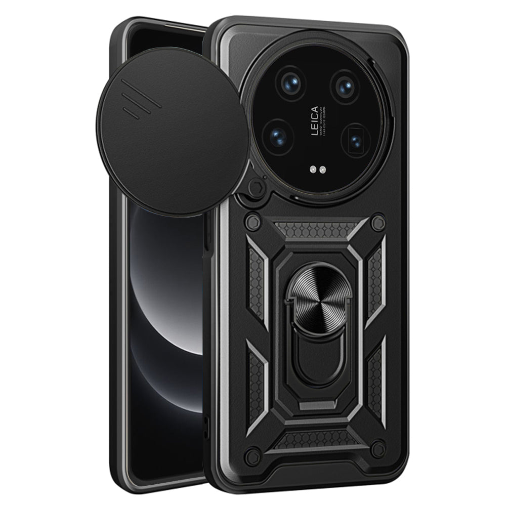Deksel til Xiaomi 14 Ultra, Techsuit, CamShield, Svart