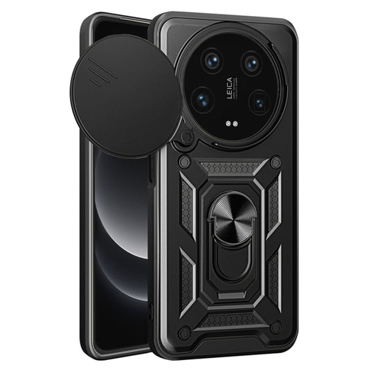 Deksel til Xiaomi 14 Ultra, Techsuit, CamShield, Svart