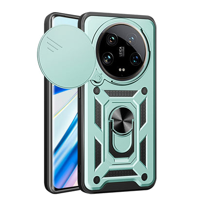 Deksel for Xiaomi 14 Ultra, Techsuit, CamShield, Grønn