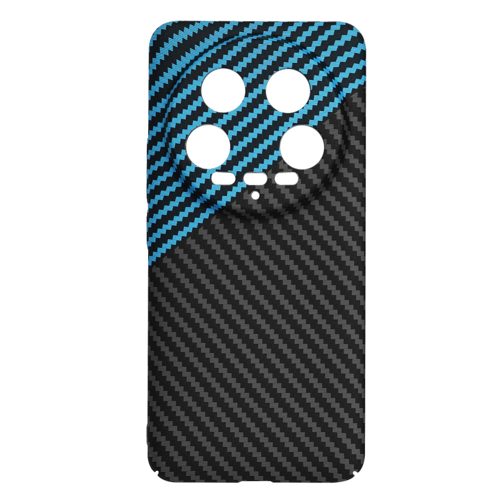 Deksel for Xiaomi 14 Ultra, Techsuit, Carbonite FiberShell, Svart Bleu