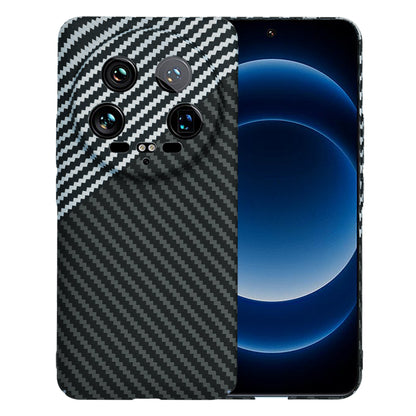 Deksel til Xiaomi 14 Ultra, Techsuit, Carbonite FiberShell, Svart Grå