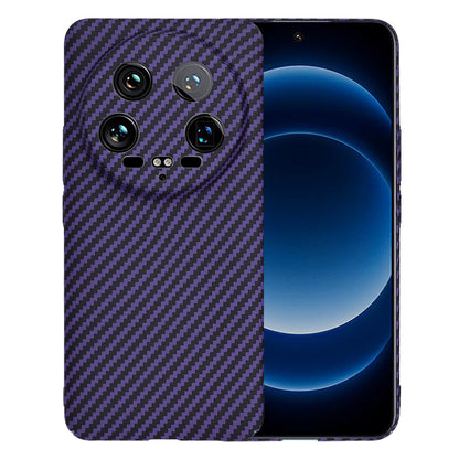 Deksel for Xiaomi 14 Ultra, Techsuit, Carbonite FiberShell, Lilla